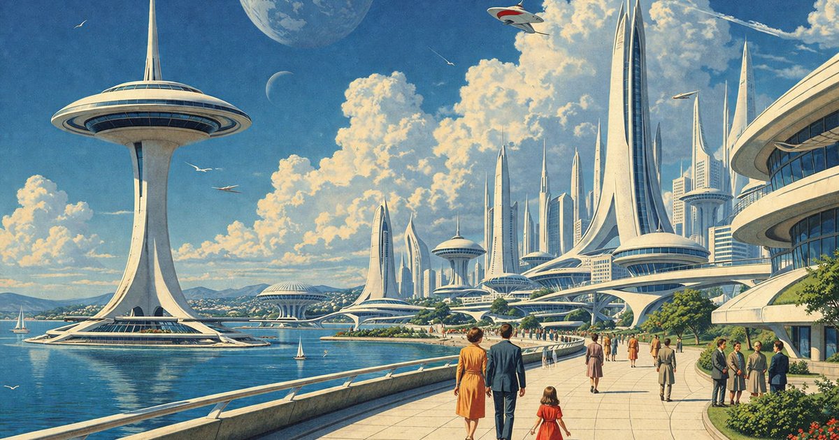 Retro-futurist city — HyperSinc